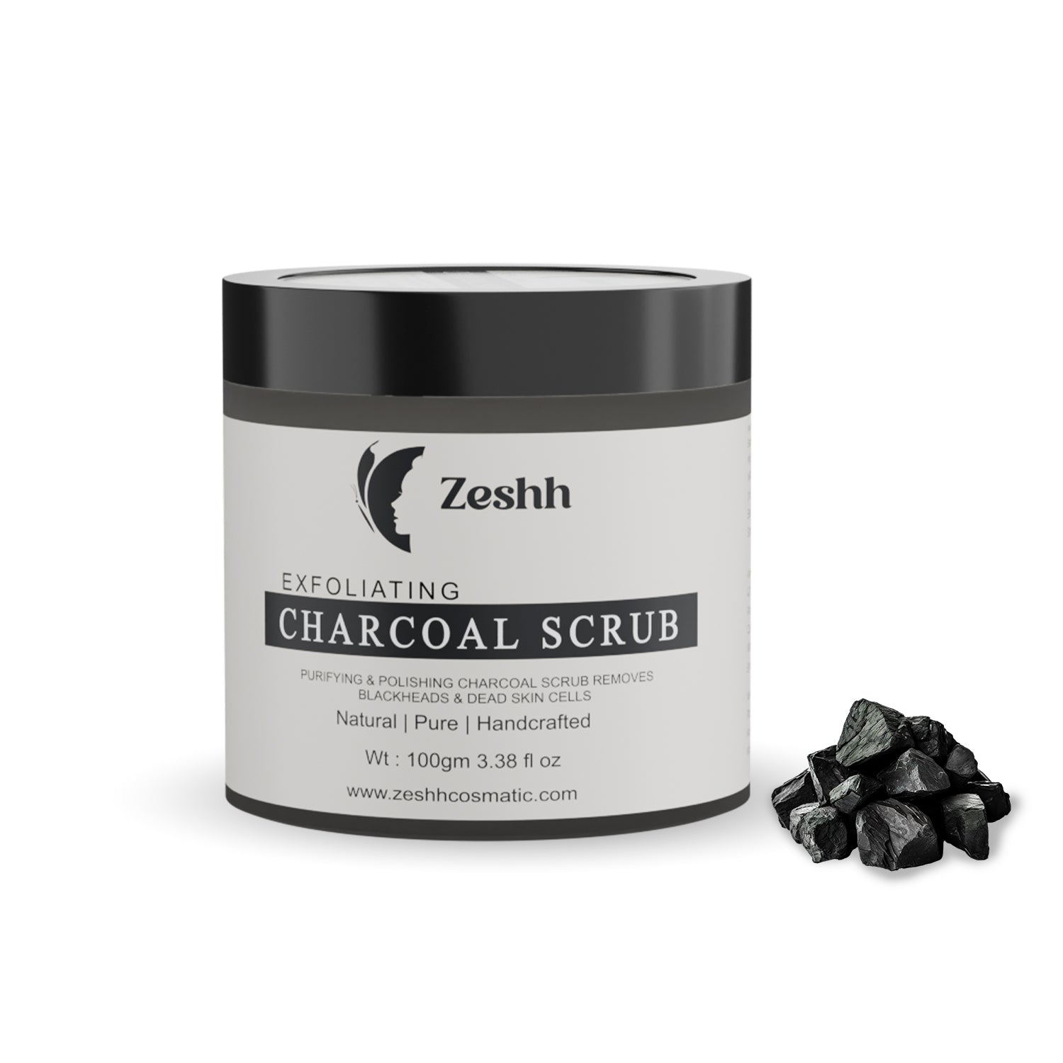 Exfoliating Charcoal Scrub – Remove Dead Skin & Blackheads