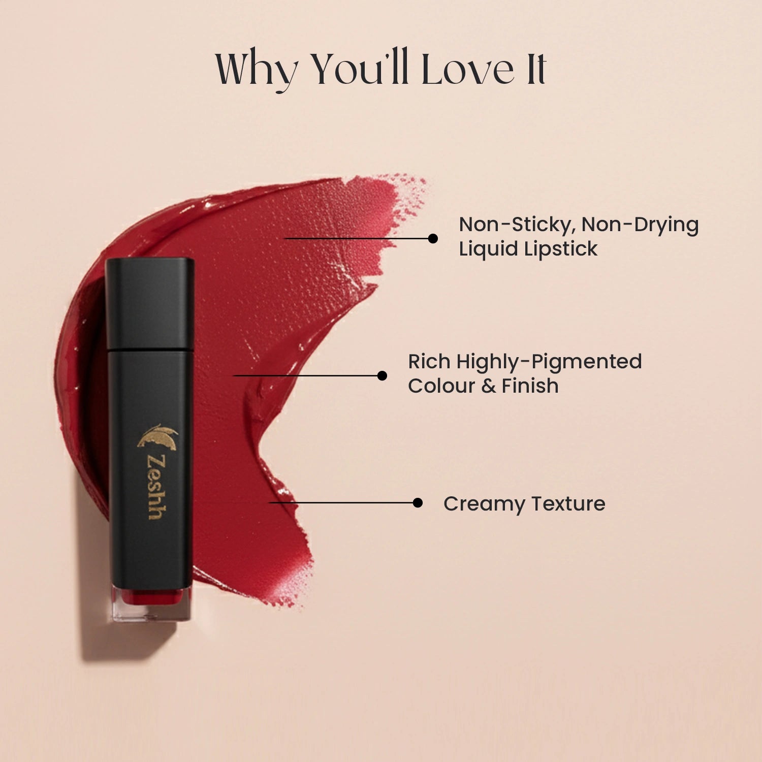 Cherry Red Liquid Lipstick