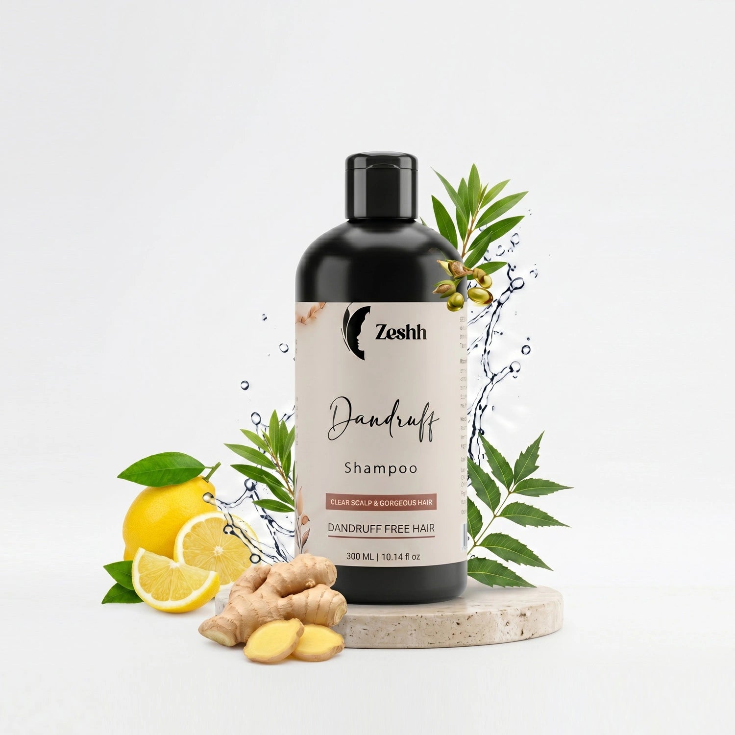 Dandruff Shampoo for Men & Women | Controls Flakes & Soothes Itchy Scalp | Deep Cleansing & Scalp Nourishing Formula for Healthy Hair | Suitable for All Hair Types | Sulphate & Paraben Free