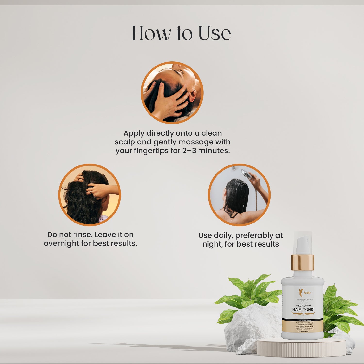 Regrowth Hair Tonic | Stimulates Hair Growth & Reduces Hair Fall Naturally