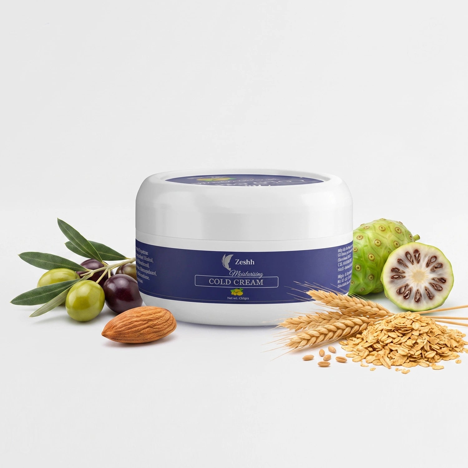 Moisturising Cold Cream for Men & Women | Deep Hydration Face & Body Cream with Noni Extract, Almond Oil & Wheatgerm Oil | Nourishes Dry Skin & Locks in Moisture | Non-Greasy Moisturizer for Soft, Healthy Skin