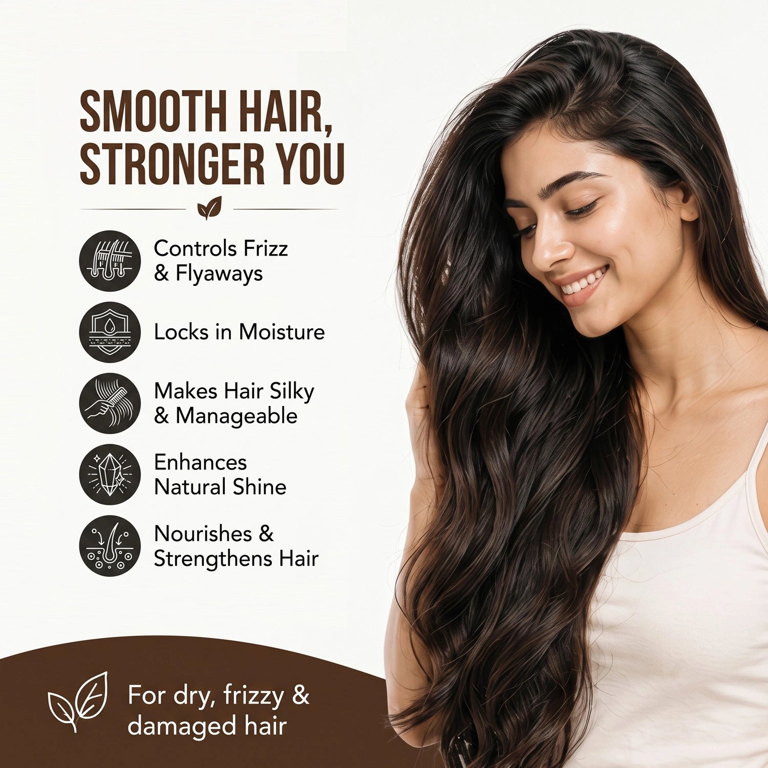 Rice Water Conditioner for Men & Women | Revitalizing Hair Conditioner for Smooth, Strong & Nourished Hair | Enriched with Rice Water for Frizz Control, Softness & Shine | Suitable for All Hair Types