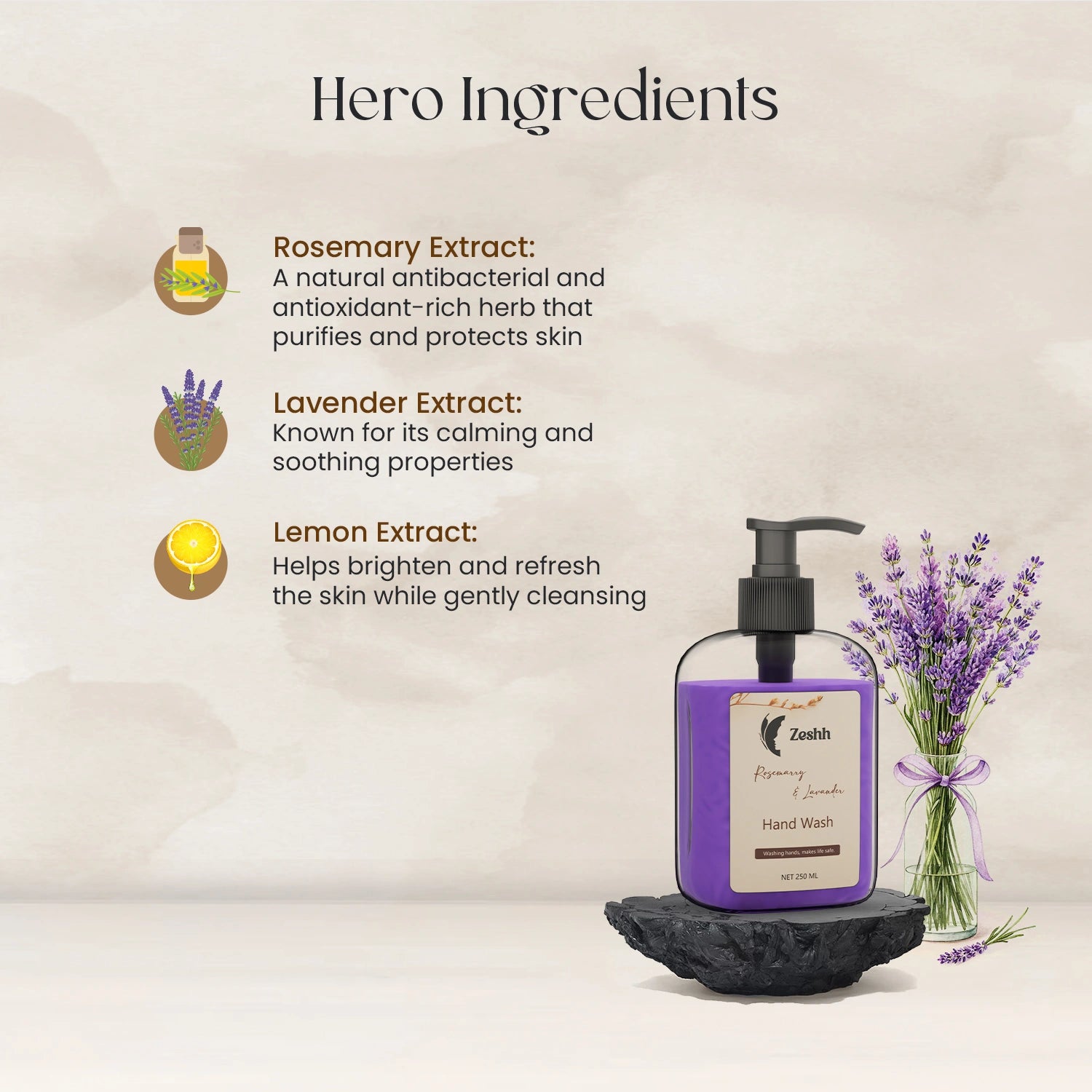 Rosemary & Lavender Hand Wash