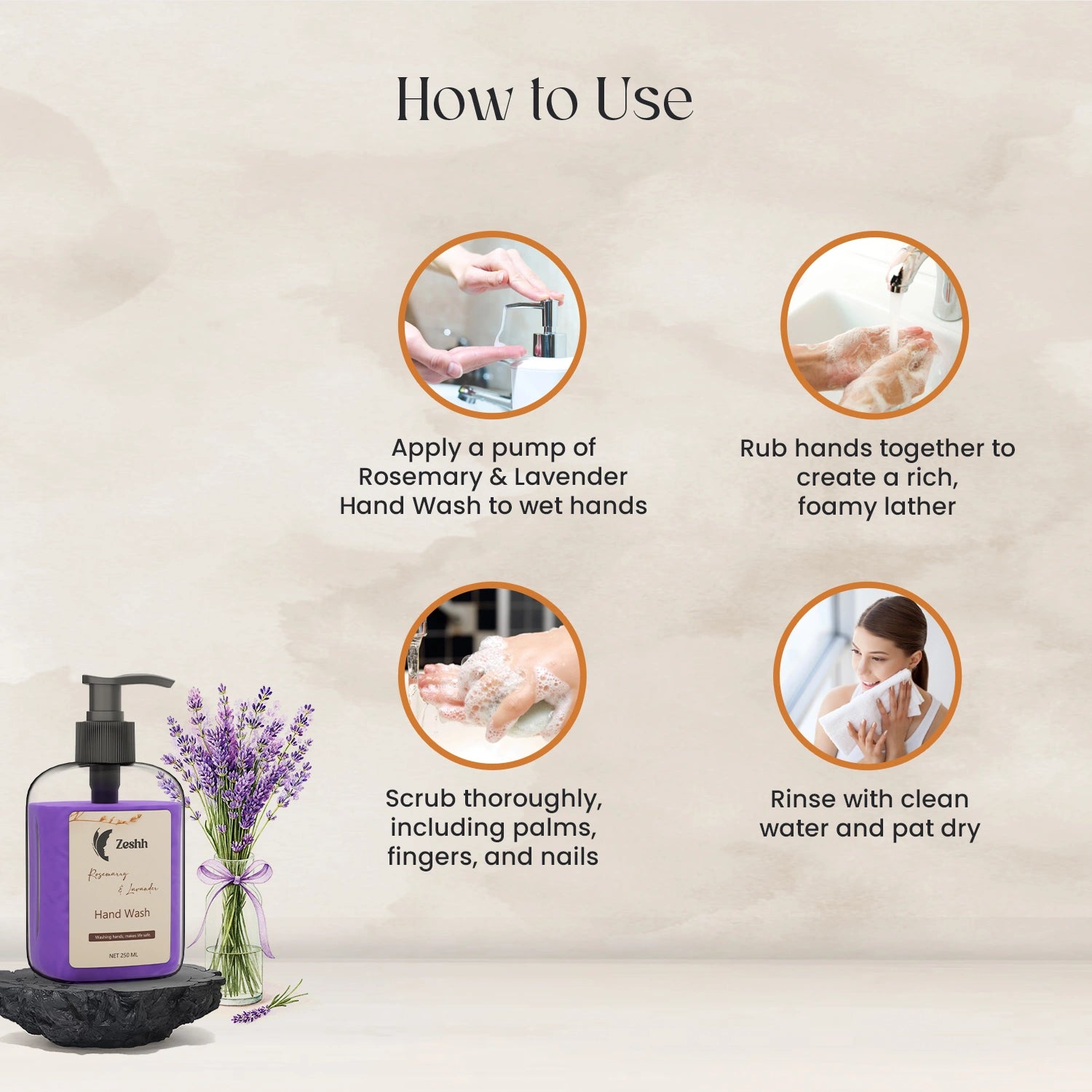 Rosemary & Lavender Hand Wash