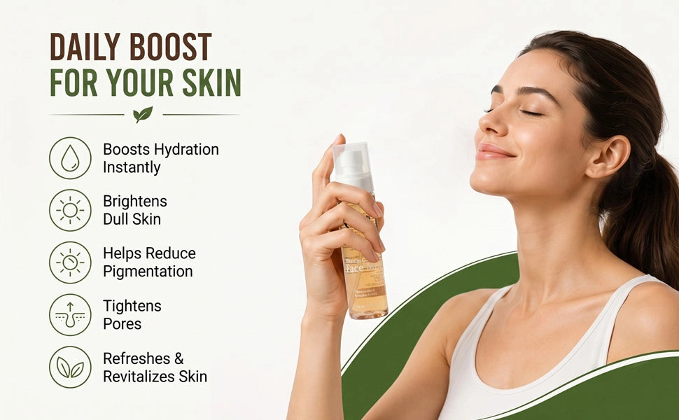 Zeshh Vitamin C Face Mist for hydration, brightening and refreshed healthy-looking skin
