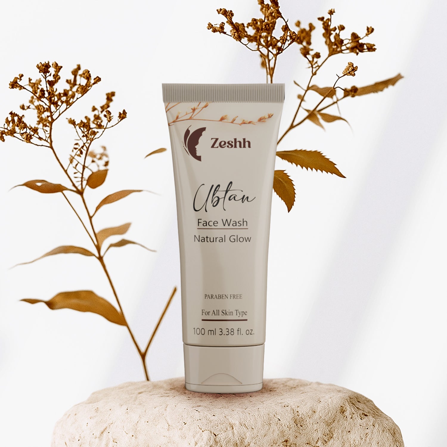 Ubtan Face Wash with Turmeric & Saffron | Brightening Cleanser for Glowing Skin