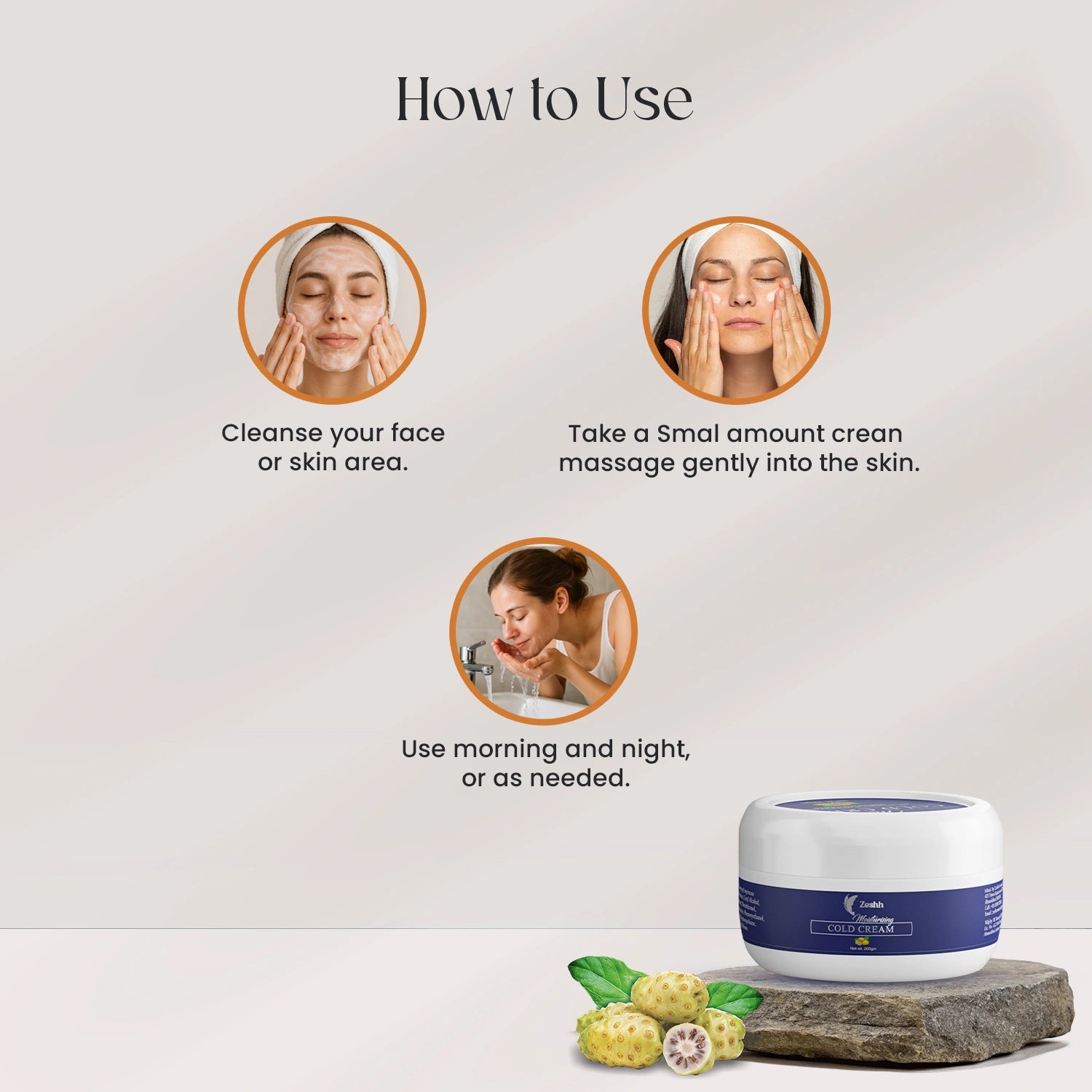 Zeshh Moisturising Cold Cream